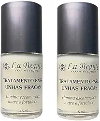 Kit 2 unidades Base Fortalecedora Para Unhas Fracas, La Beaute
