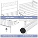 Yaheetech Metallbett 90 x 190 cm Minimalistischer Bettrahmen mit Kopfteil Gästebett mit Lattenrost für Schlafzimmer Gästezimmer 32cm Höhe unter dem Bett Weiß