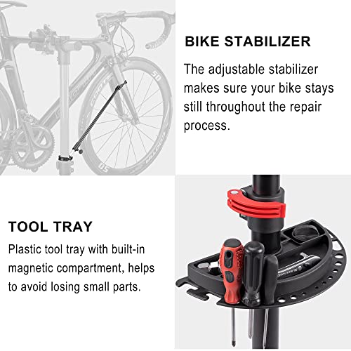 Cxwxc Bike Repair Stand - Bike Stand For Maintenance Workstand - Ebike Repair Stand Shop Home Mechanics For E Bike, Bike Mountain Bike And Road Bike #TOP4