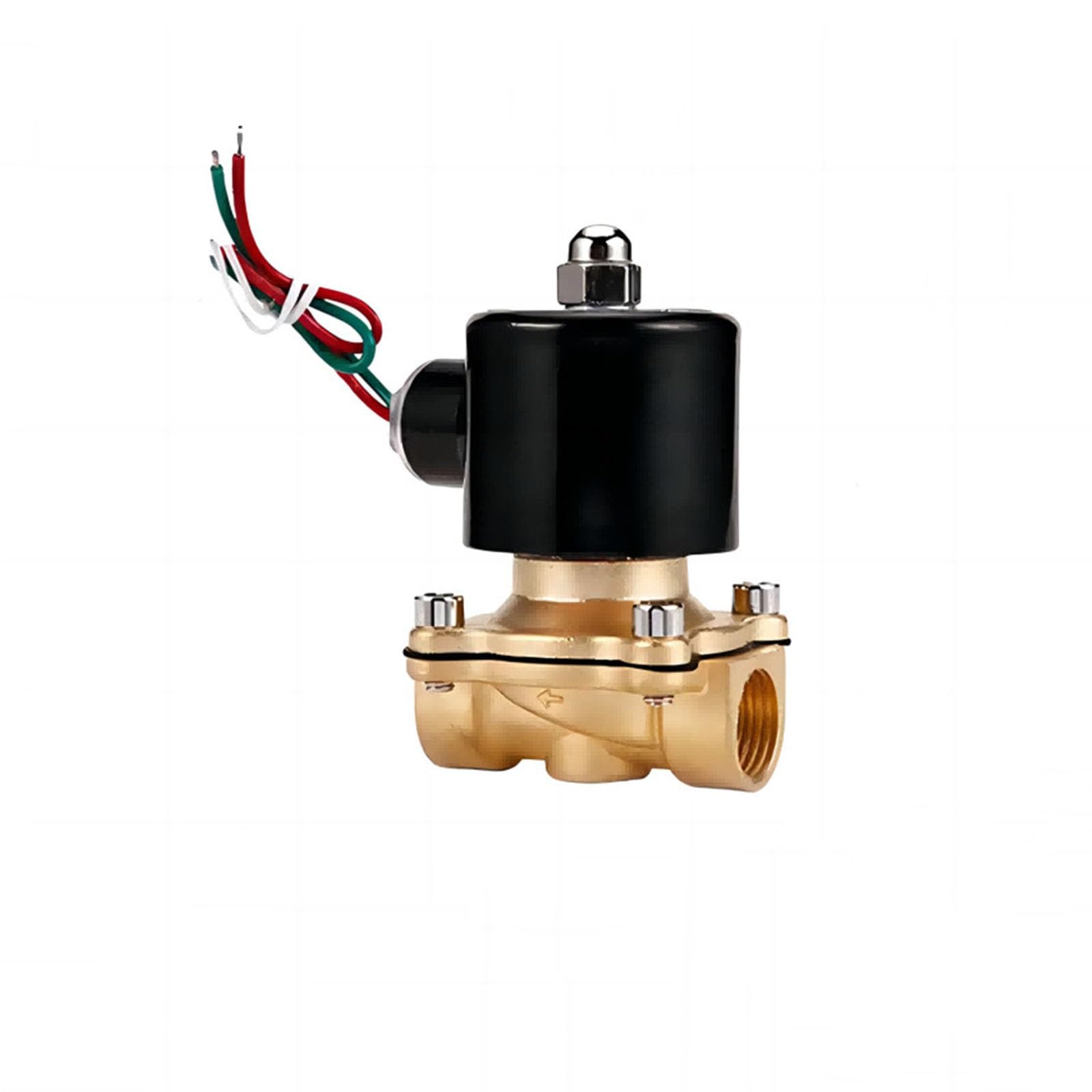 Électrovanne normalement fermée 1-1/2 AC220V laiton pour couper le diesel