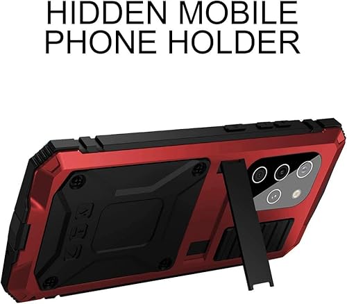 Case Compatible With Samsung S20 Plus(6.7"), (Military Grade Drop Protection)(Dustproof) Heavy Duty Rugged Military Cover With Kickstand Compatible With Samsung Galaxy S20 Plus (Red) #TOP4