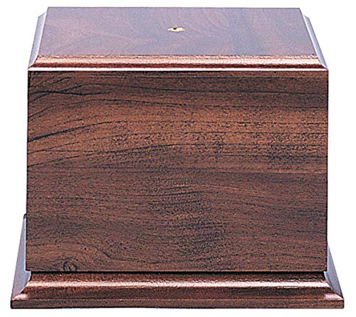 On Top Awards - 5.25" Tall X 7" Cherry Finish Particle Wood Base For Cups Trophies Awards Figurines Riser Pepetual Trophy For Extra Plates (7X7X5.25 - Pack Of 1) #TOP1