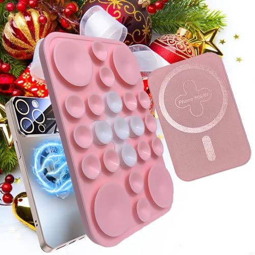 Support de téléphone magnétique pour coque MagSafe, ventouse en silicone double face