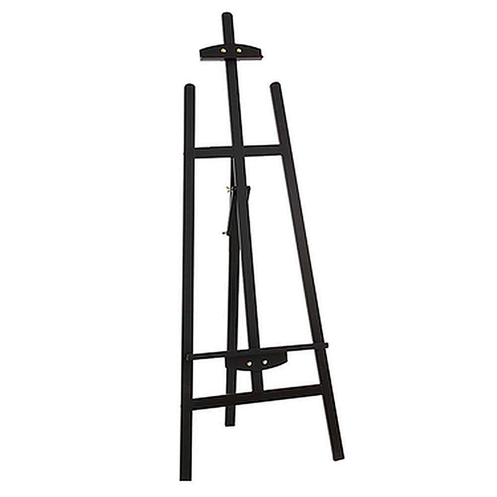 ASerZenith Art Canvas Easel Wooden Stand Adjustable For Adults And Children Artist Painting Sketching Display Exhibition Picture Fi,Black-B