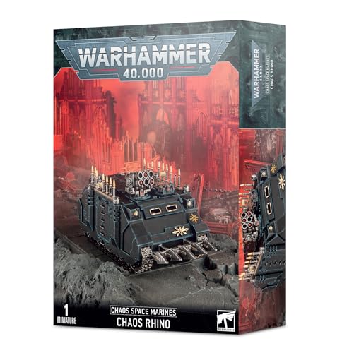 99120102092 Games Workshop Warhammer 40k - Space Marine du Chaos Rhino (2019)