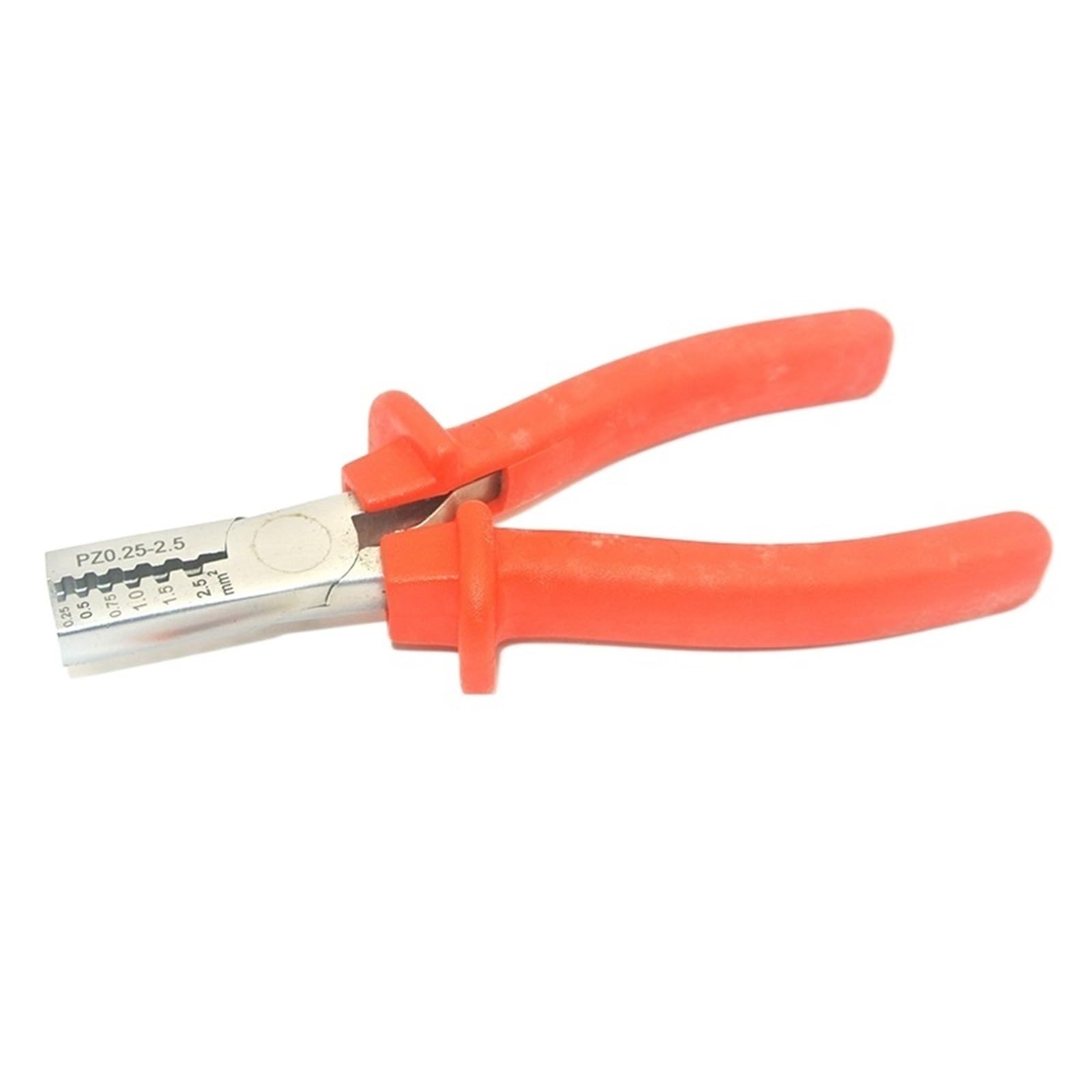 Wbtajzhy Pz 0.25 2.5 Insulated Crimping Pliers 0.25-35Mm Electrical Bootlace Terminal Wire Crimper Tool 145Mm