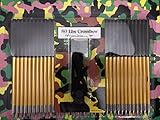 Ace Martial Arts Supply Crossbow Arrows with High Impact Bolts 50-Pounds and 80-Pounds w/Free Replacement String and 2 Tips (36 Arrows w/String)