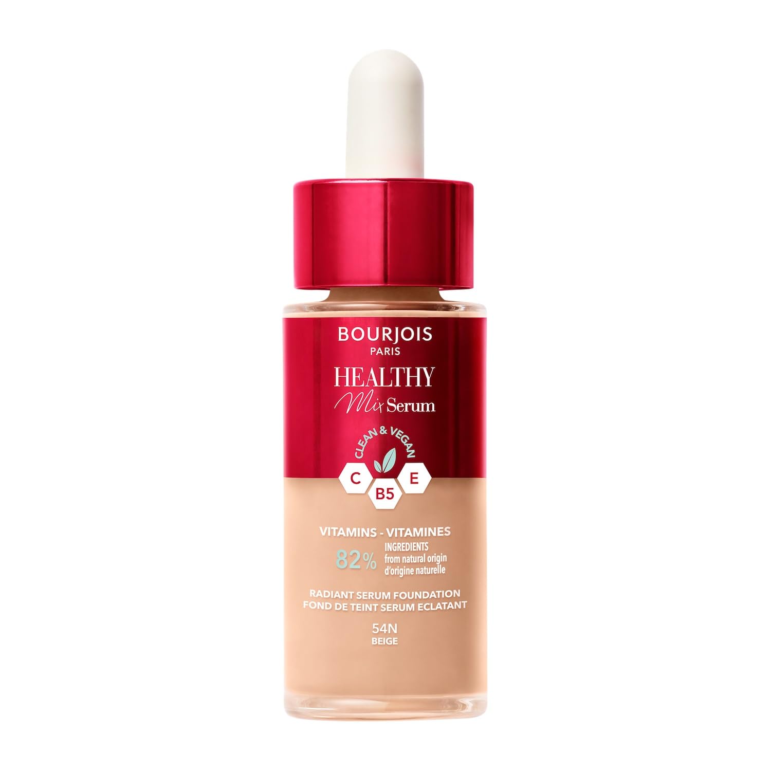 Bourjois Healthy Mix Serum Podkład, 54N - Beige, 30 ml