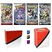Totem World Premium Pokemon Booster Pack Collection - Deck Box and Random Card with Binder 4 Packs - Total 40 Sheets Pokemon Expansion Pack