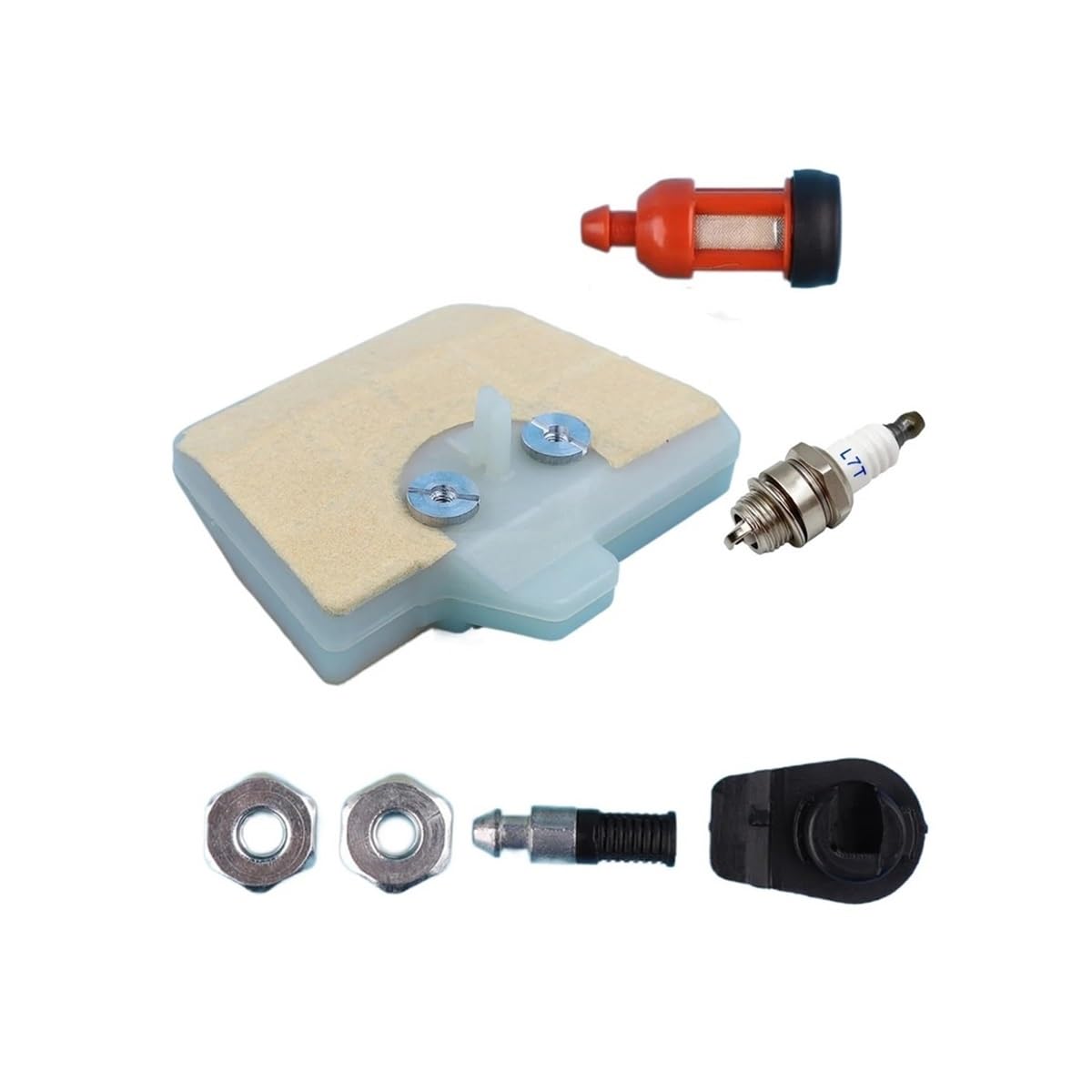 Kit de bujías y Filtro de Aire y Aceite for Motosierra MS340, MS360, 034, 036, MS 340, 360, Repuesto OEM 1125 120 1612