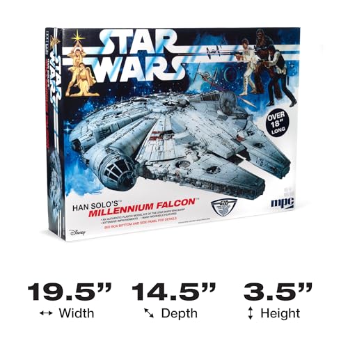 MPC Star Wars: A New Hope Millennium Falcon 1:72 Scale Model Kit - Image 5