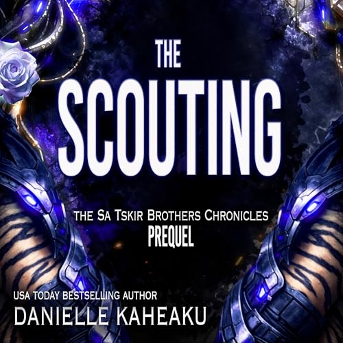 Diseño de la portada del título The Scouting: A Science Fiction Alien Romance