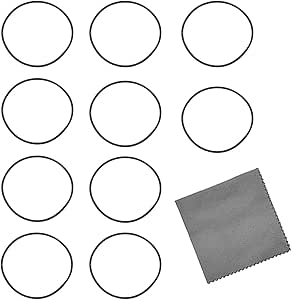 Plumbing Repair O-rings 200-Pack Nitrile Rubber O-Rings, 10mm OD 6mm ID 2mm Width - Perfect For Automotive, Plumbing & Machine Sealing 10mm OD 6mm ID O Rings
