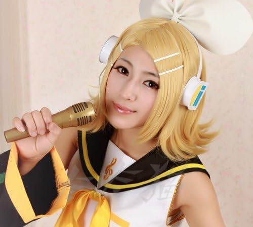 Amazon Co Jp 鏡音リン 風 ウィッグ ウィッグネット付 Vocaloid ボーカロイド コスプレ コスプレウィッグ ホビー Amazon Co Jp 鏡音リン 風 ウィッグ ウィッグネット付 Vocaloid ボーカロイド コスプレ コスプレウィッグ ホビー