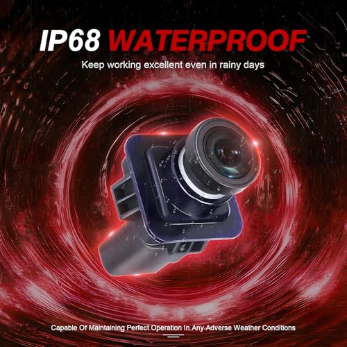 Image of Rear View Backup Reverse Camera Compatible with Ford F150 2010-2014, Ford Mustang 2015-2020 & Lincoln MKC 2015-2019, Park Assist Backup Camera EL3T-19G490-AA, EL3Z-19G490-D, BL3Z-19G490-B