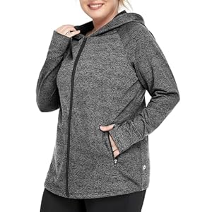 FOREYOND Plus Size Long Sleeve Athletic Tops for Women Soft Dry Fit Workout Tops Stretchy Lightweight Yoga Clothing XL-5XL