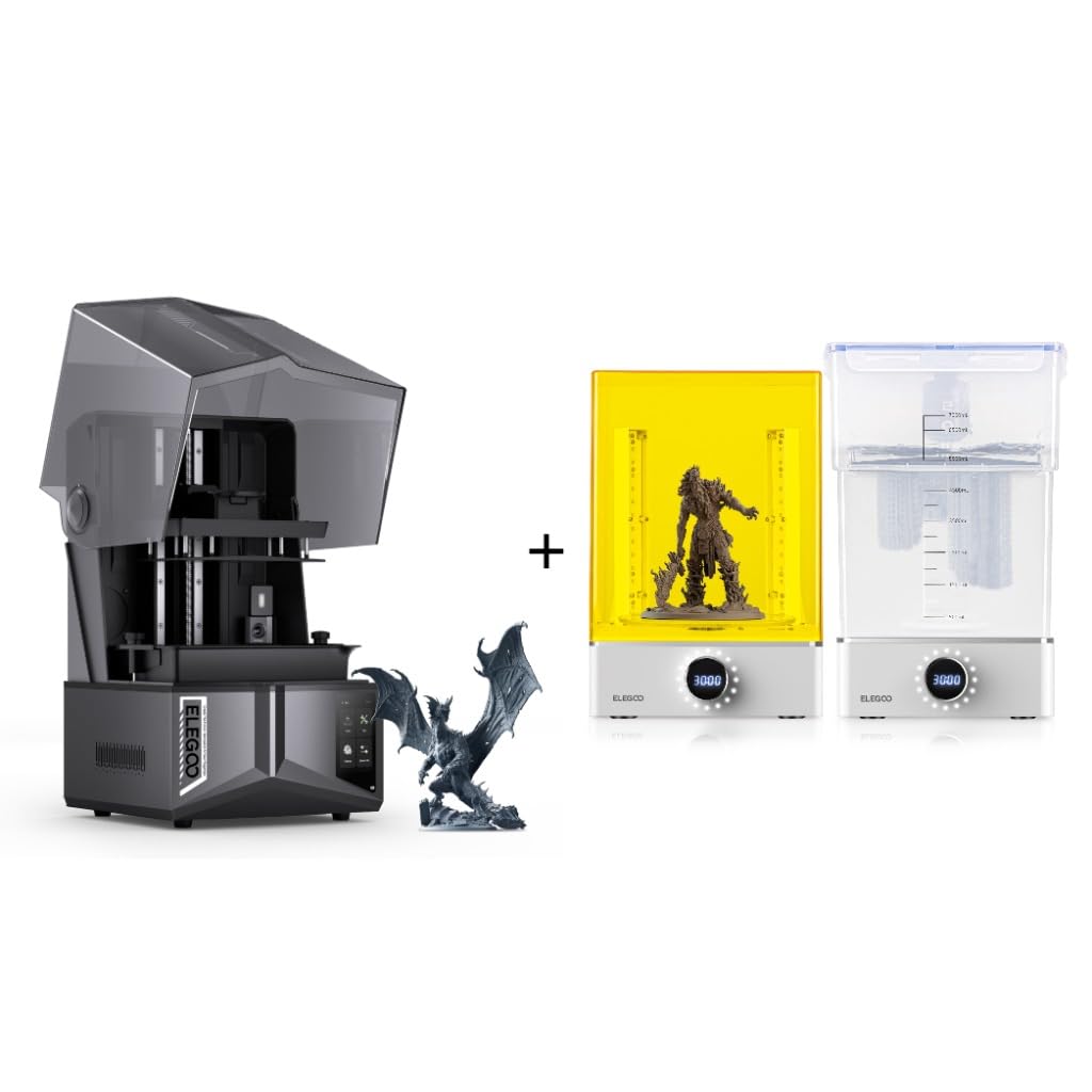 ELEGOO Saturn 4 Ultra 16K Imprimante 3D et Mercury X Bundle Wash Cure Machine
