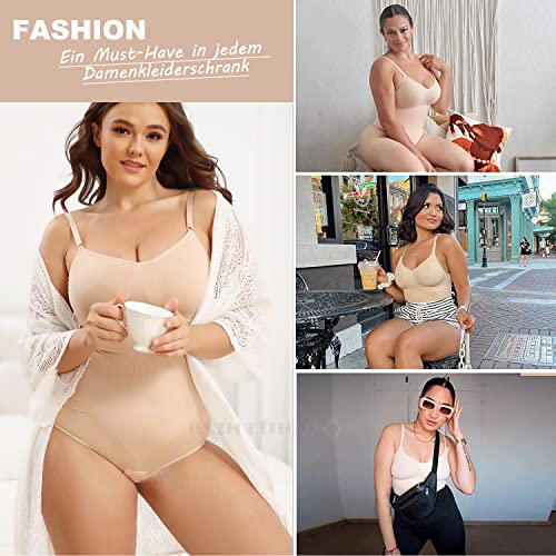 Shapewear Damen Bodysuit mit Verstellbarem Schultergurt