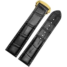 Richie Strap Watch Strap, Replacement Strap, Outside Product, General Purpose Leather Belt, Leather Strap, Mounting Width 0.7 inches 18 mm, Suitable for OMEGA Omega SpeedMaster Seamaster De Ville