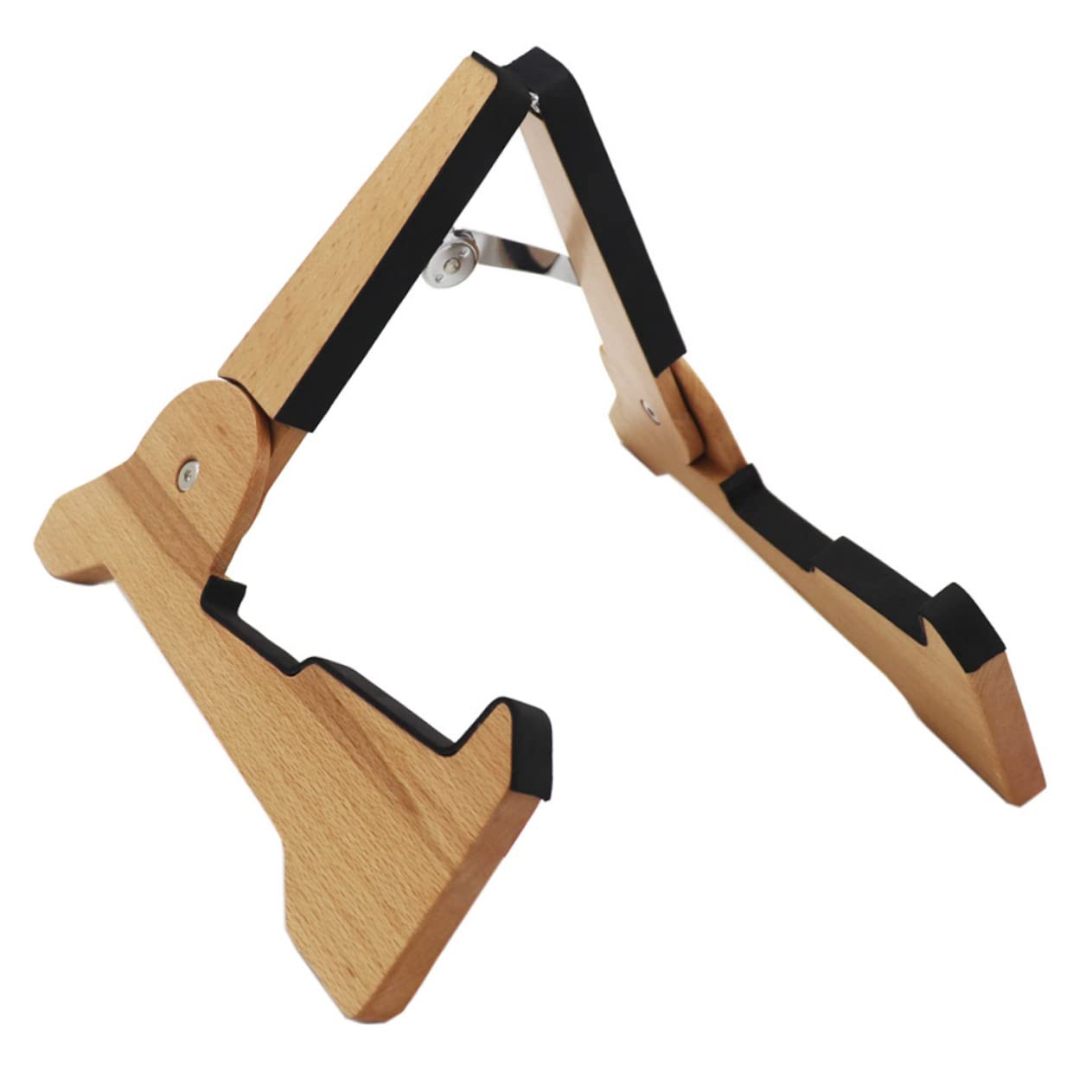 Abaodam Supporto per Chitarra in Legno Leggero e Pieghevole Design Staccabile, Adatto a Basso e Violino per Music Room e Negozio di Strumenti Musicali