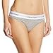 Produktbild Calvin Klein Damen Slip Bikini Form Baumwolle mit Stretch, Grau (Grey Heather), M