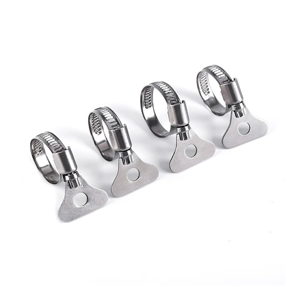 clip per tubi flessibili, 2 pezzi Vite senza fine 6-95 mm Chiave regolabile Morsetto for tubo flessibile in acciaio inossidabile for dell'acqua Automotive Meccanico(33 57 mm)