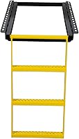 Vista 4 de Escalón retráctil amarillo de 2 peldaños