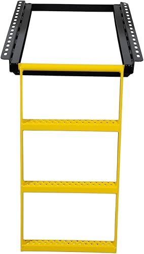 Miniatura 4 de Escalón retráctil amarillo de 2 peldaños