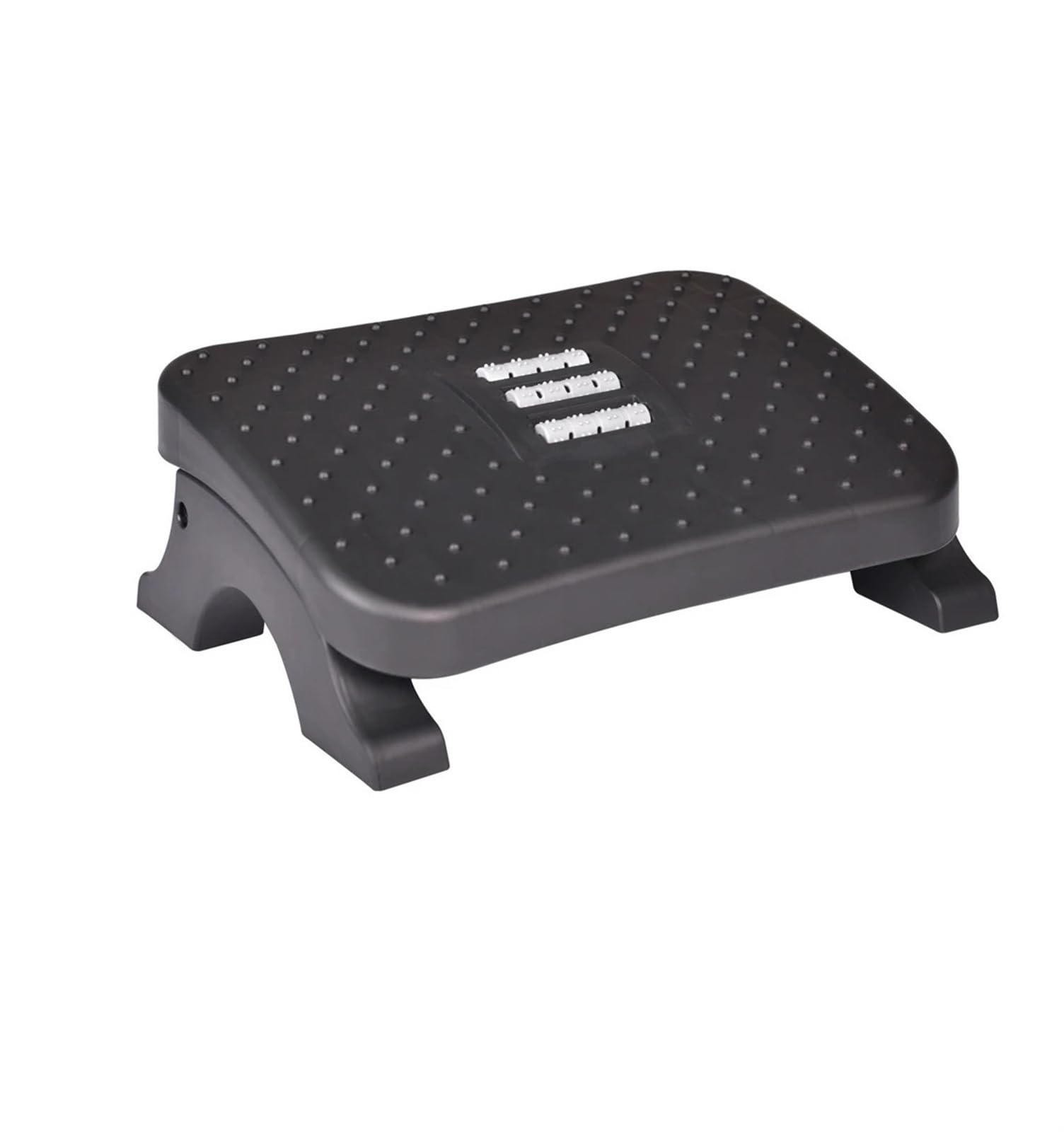 Schreibtisch-Fußstütze Fußstütze for unter den Schreibtisch, ergonomischer Fußhocker mit Massagerollen, maximale Belastung 120 Pfund, Beinstütze for