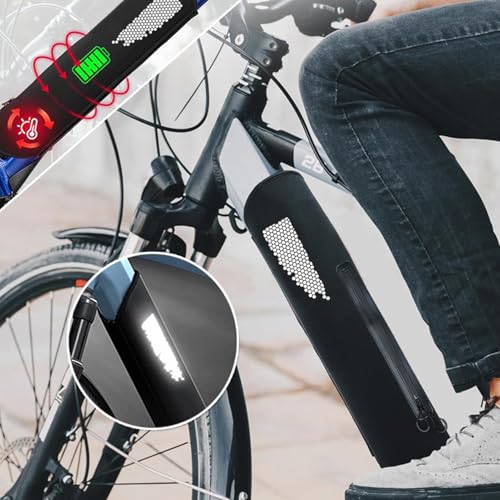 Funda de batería para bicicleta eléctrica protectora impermeable y reflectante 3
