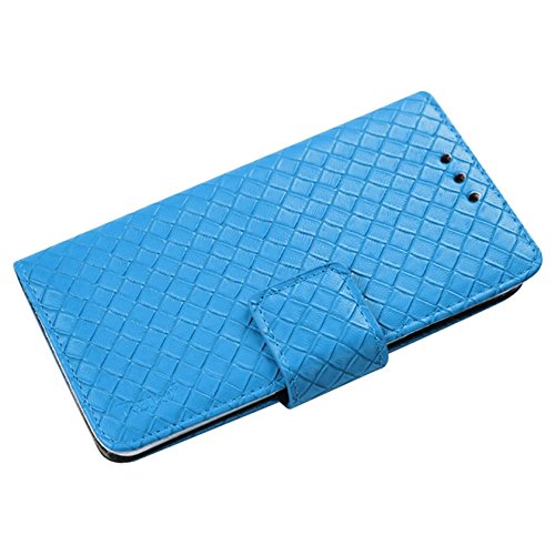 Reiko Wallet Case 3-In-1 For Samsung Galaxy Note 4 - Retail Packaging - Blue #TOP3
