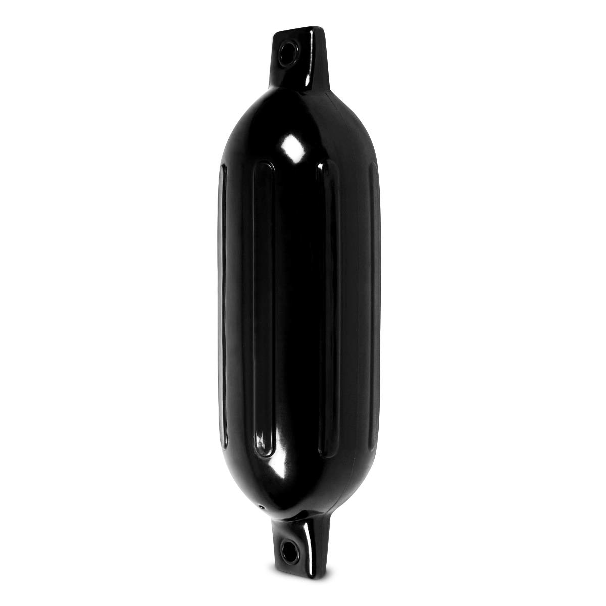 GOPLUS Pare-Battages Cylindrique avec Double Œillets, 3mm Epaisseur pour de Bonne Hermétique et Résistance au Choc, Pare-Battage Gonflable avec Valve, Fabriqué en PVC, Noir