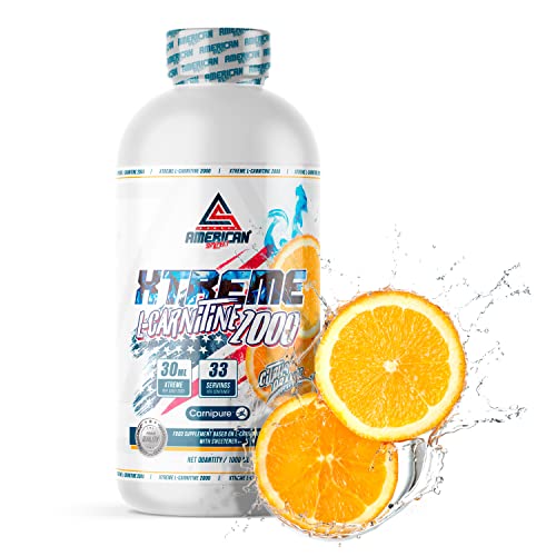 AS American Suplement | Extreme L-Carnitine 2000 | 1 Litro | Naranja | Elaborada con L-Carnitina | Ayuda a la Definición Muscular | Favorece la Pérdida de Peso Cover