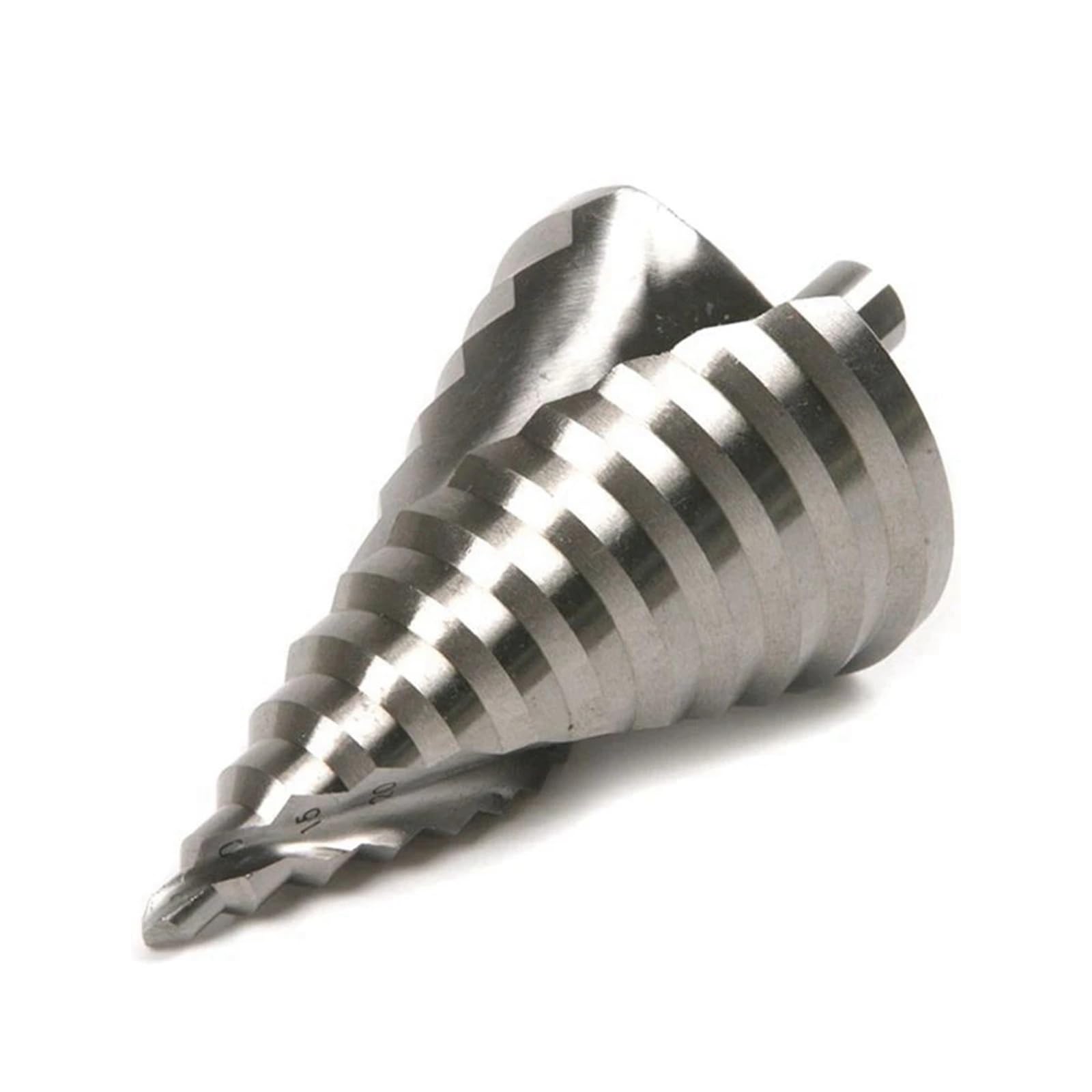 HSS 6-60mm Step Cone Drill Bit Hole Cutter Bit Fluted Edges Reamer 1Pcs