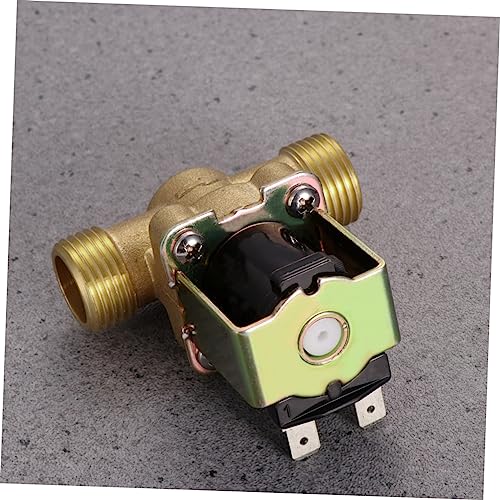 Válvula solenoide 12V de latón de 2 vías normalmente cerrada MAGICLULU control de agua 7
