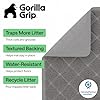 GORILLA GRIP Cat Litter Box Mat, Cushioned Coil Mesh Litter Trapping Mats, Scatter Control Supplies for Less Mess, Phthalate Free, Ultra Deep Catch Grooves, Rinse or Vacuum to Clean, 24x17 Gray #1