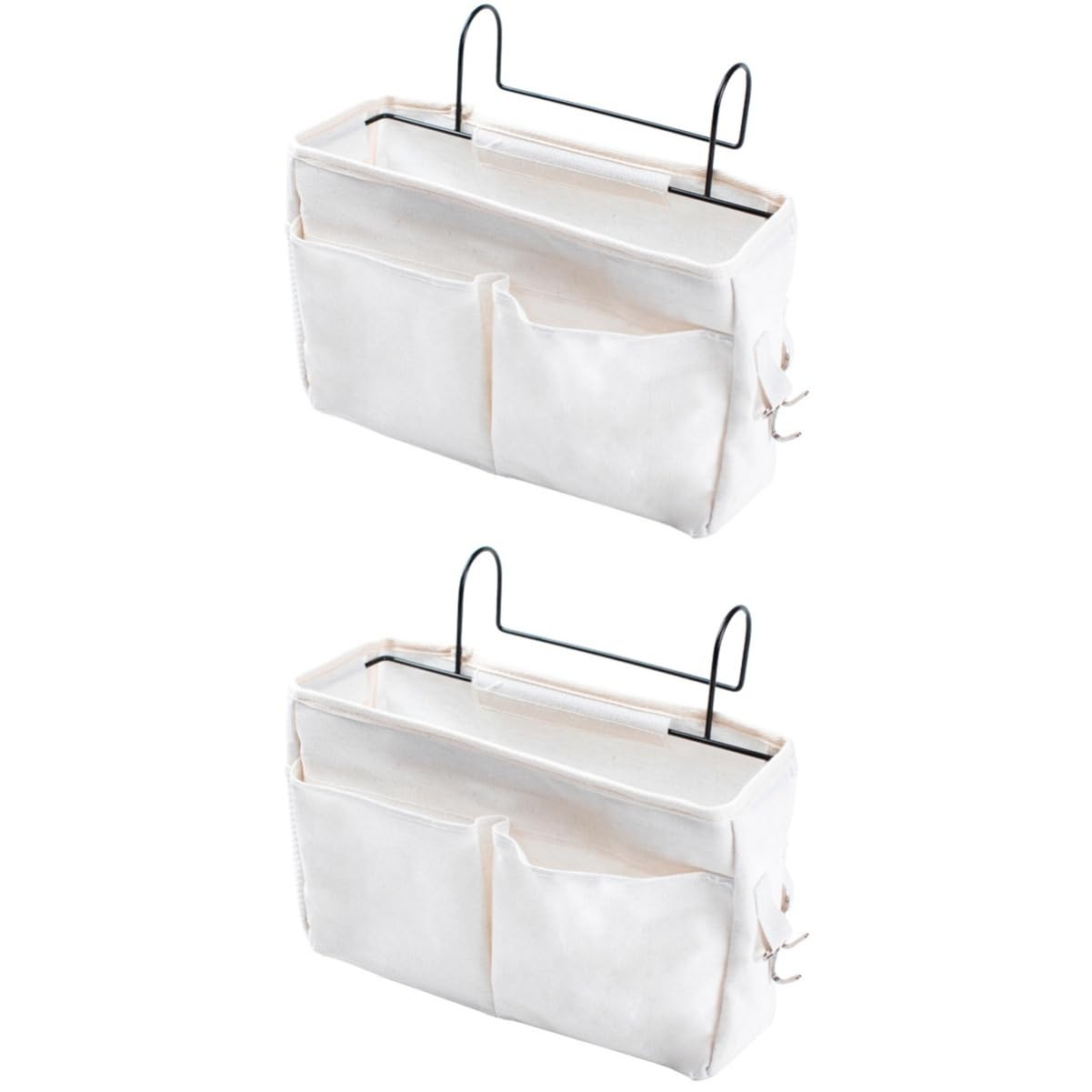 Cesta colgante para artículos diversos PRETYZOOM de tela con 2 piezas para dormitorio