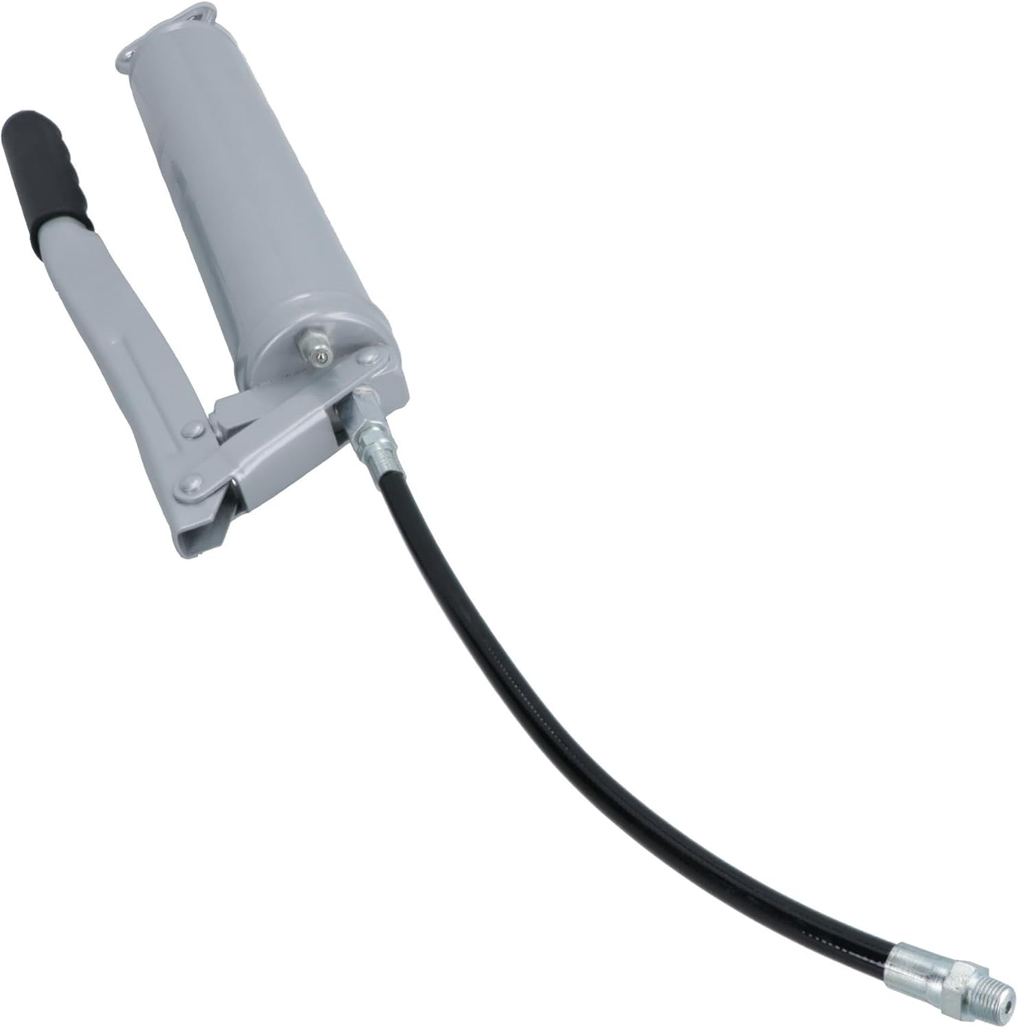 AB Tools 15oz Grease Gun with Flexi and Fixed Hoses Lever Action Piston Grip Pump TE432