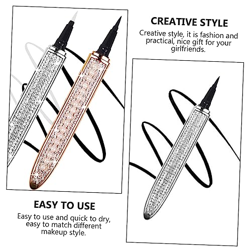 Eyeliner autoadhesivo impermeable 2 piezas fácil de remover miniatura 5
