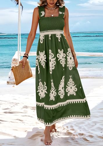 Image of PRETTYGARDEN Women's Sleveless Boho Maxi Dress