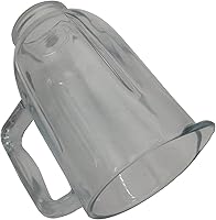 Vista 3 de Vaso de vidrio para licuadora de 5 tazas o tarro de vidrio, compatible con mezcladoras BLACK+DECKER de 10 velocidades