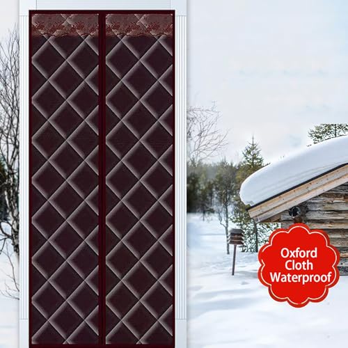 Rideau de porte thermique coupe-vent isolant pour climatisation - 7