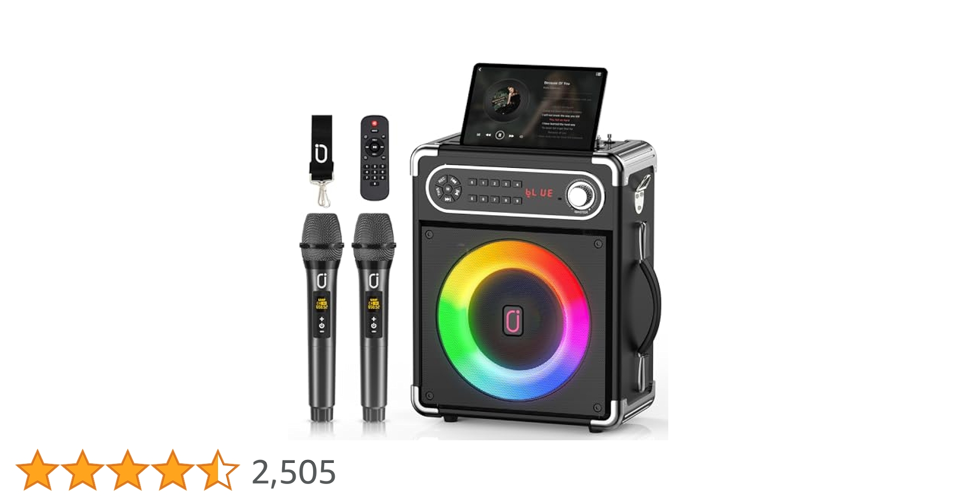 スピーカーセット 拡声器 ワイヤレスマイク２本 Bluetooth 5.0高低音 Amazon | Giecy スピーカーセット 拡声器 ワイヤレスマイク2本