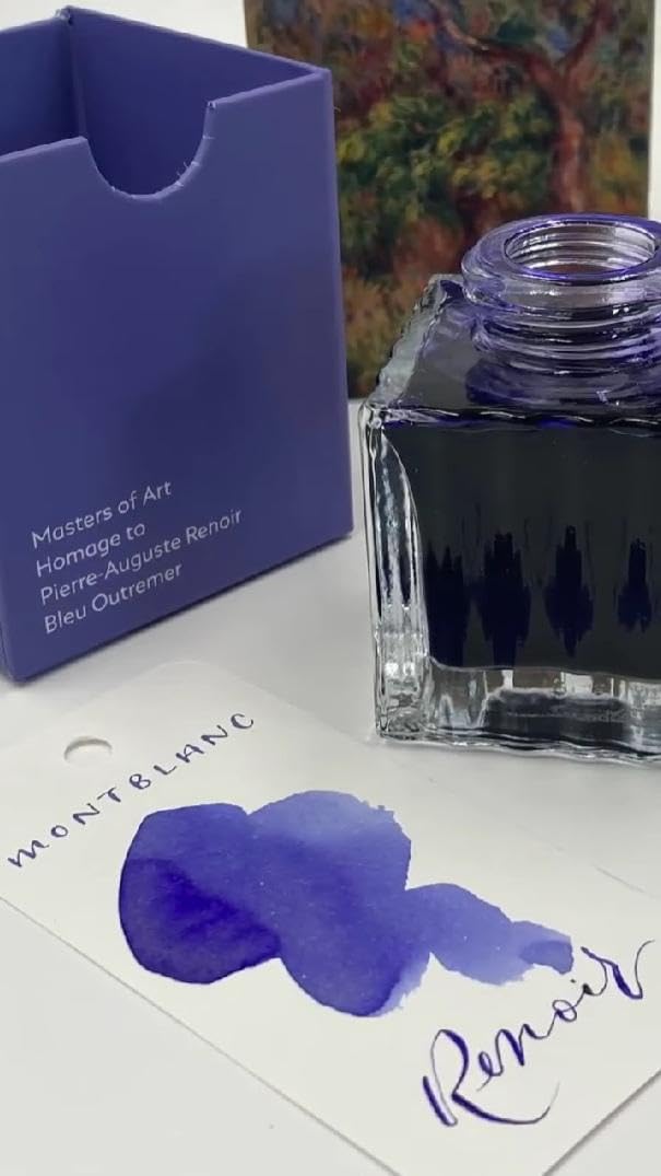 【モンブラン希少品限定インク】MOA/ルノアール/ウルトラマリンブルー　50ML Amazon.co.jp: Montblanc モンブラン 万年筆 ボトルインク 特別