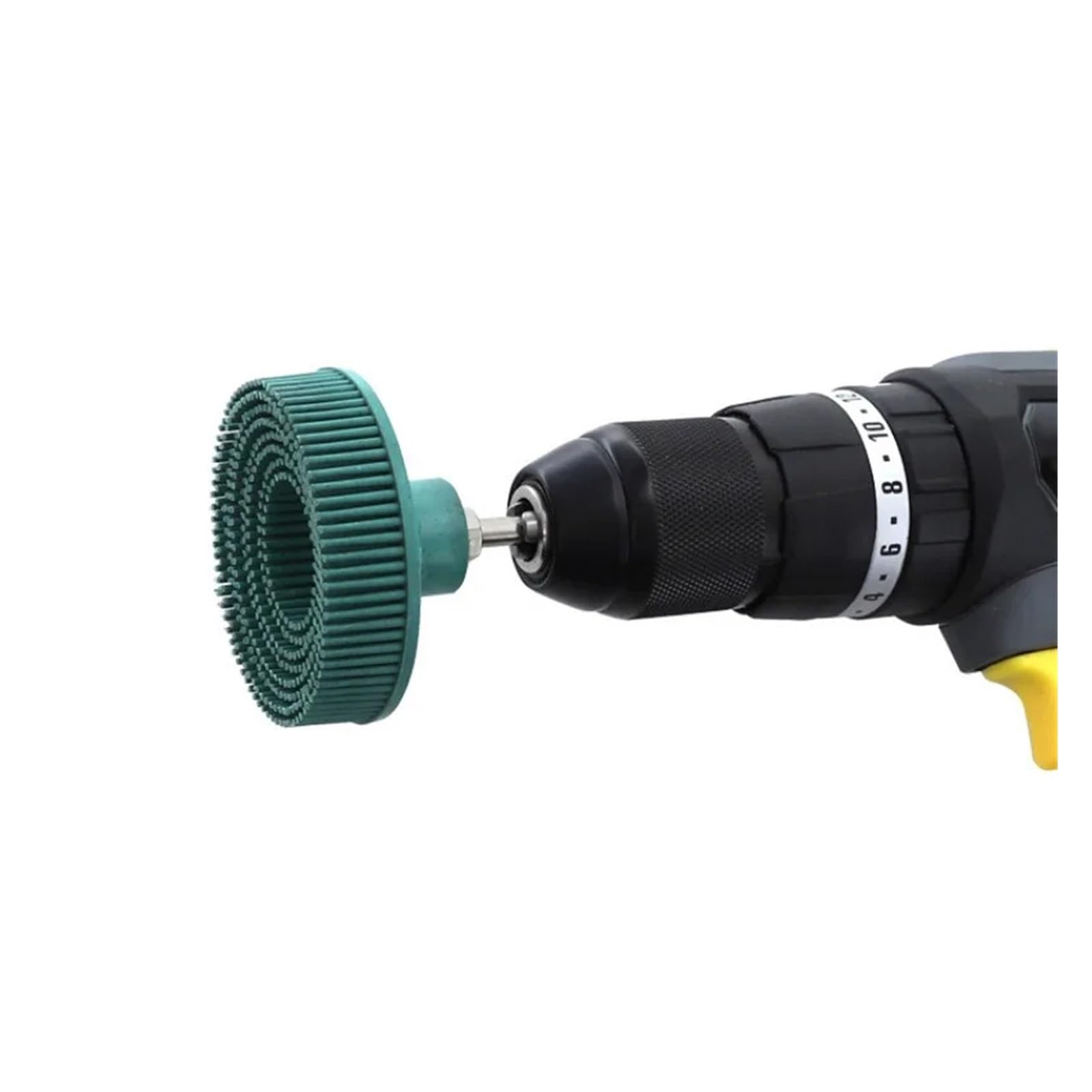 Rubber brush for electric drills 1 Uds cepillo de disco taladro eléctrico, abrasivo goma diamante, desbarbado, pulido y rectificado(S)