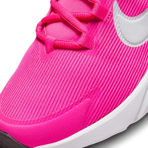 Nike Star Runner 4 Girls (Fierce Pink/White) Big Kid Size 5.54