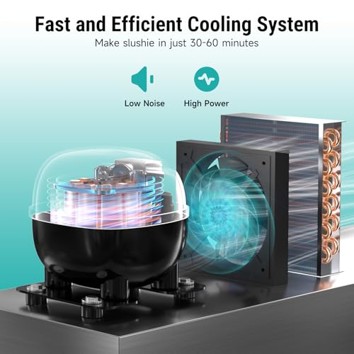 Image of 45L Commercial Slushy Machine with LED Light, 15Lx3 Tanks Commercial Frozen Drink Machine, Stainless Steel Margarita Slushie Maker, Quick Making, for Wine Cocktails, Daiquiri Juice, Coffee