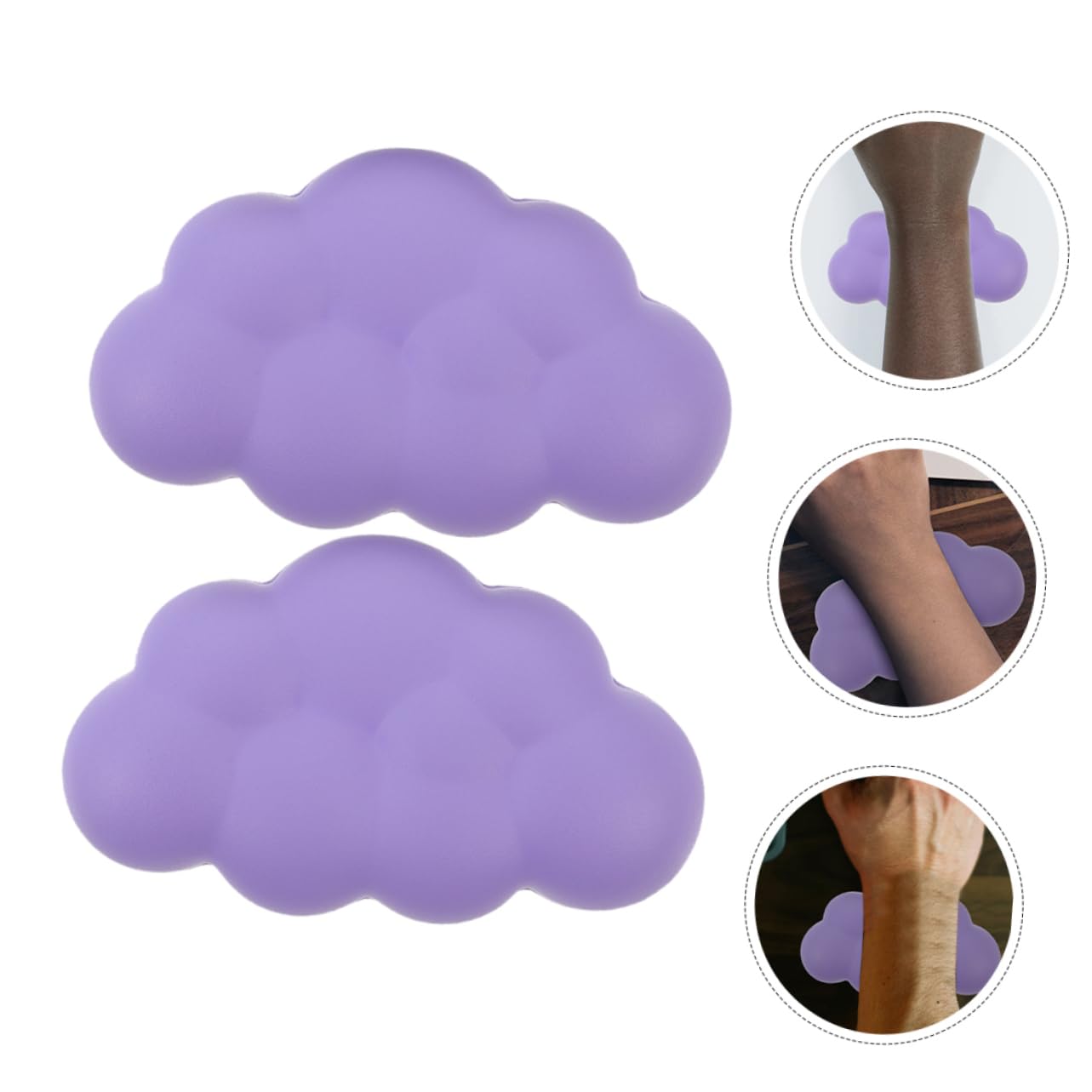 TEHAUX 10pièces Repose-poignet Ergonomique Mousse Douce Pour Clavier De Coussins De Pour Bureau Antidérapants Et Confortables Pour La Des Poignets Lors
