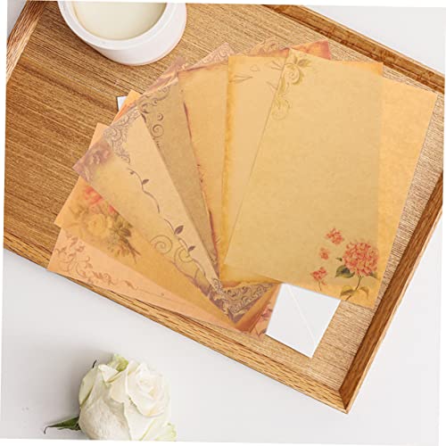 STOBOK 40 Folhas papel kraft papel de carta material de escritório escolar imprimir papel decoração