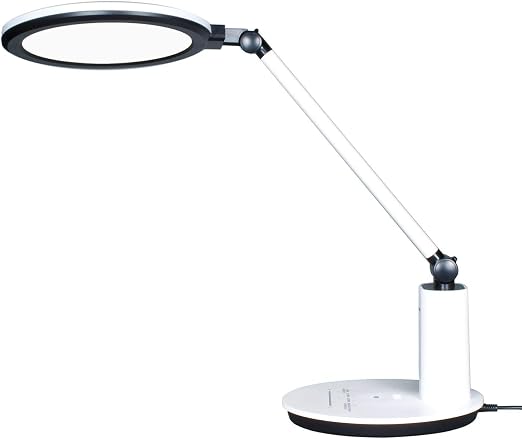 Lumeno Led Tischleuchte Blendfrei Mit Sehr Geringem Blauanteil Automatisch Dimmbar Timer 30 Sekunden Und 45 Minuten Helligkeit Passt Sich Den Lichtverhaltnissen Im Raum An Amazon De Beleuchtung 